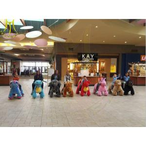 Hansel naughty castle playground ride on plush animal electric scooter