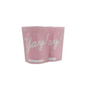 China Resealable Plastic Pouches Packaging  Shinny Natural Scrub Bags Gravure Printing on sale