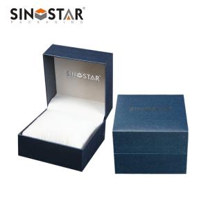 Quality Custom Package Qty Plastic Watch Box with Glossy Varnishing Surface Disposal for sale