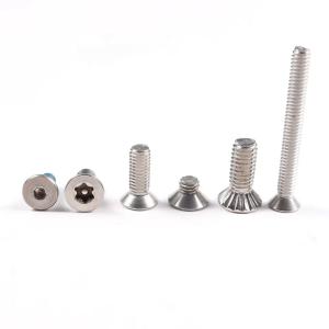 6mm Shank Diameter Countersunk Carriage Bolts 37mm Overall Length
