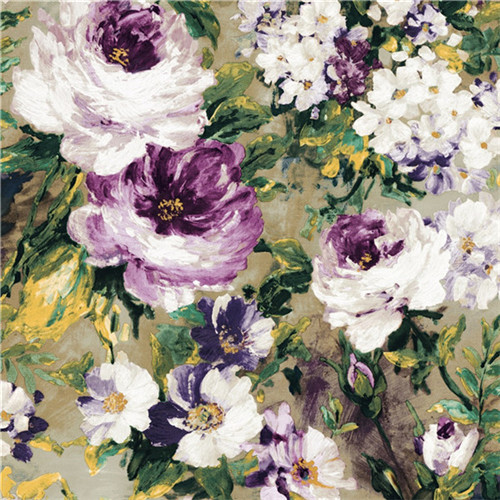 Paper Backed Beautiful Rose 3d Floral Wallpaper Removable For Indoor