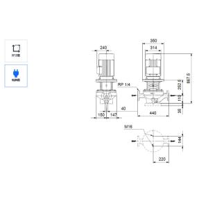 Grundfos TP 40-630/2 Single-stage volute pump Main Circulating Pumps for Large