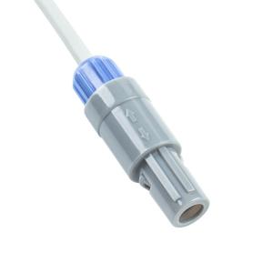 6Pin 40Degree Adult Finger Clip SpO2 Sensor 3.0M Compatible Drager Vist 120 Vist