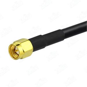 Black Durable LMR240 Antenna Cable Assembly