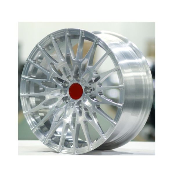 Custom forged 6061 aluminum alloy electroplate Chrome Slivery Brush Forged wheels rims