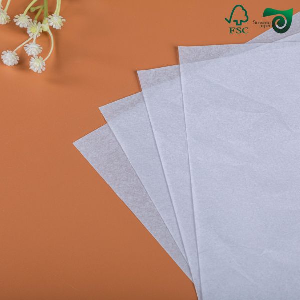 14gsm 15gsm 17gsm White Tissue Paper For Garment Wrapping Printable Moisture Proof FSC
