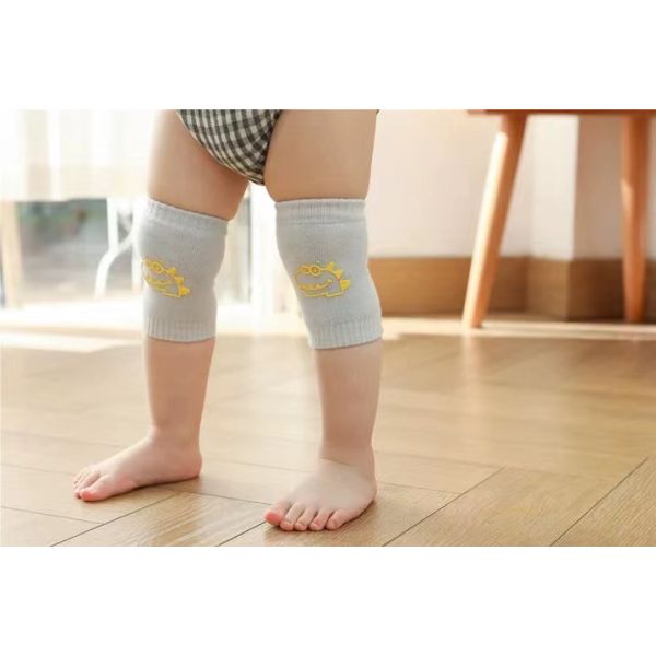 Anti Slip Infant Crawling Knee Pads Anti Drop Cotton Elbow Pads Non Skid