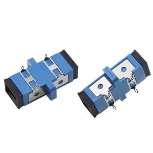 Flange Sc To Sc Coupler , RoHS Single Mode Fiber Adapter