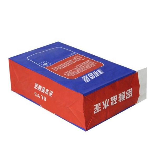 Environmentally Pasted Valve Multiwall Paper Bags Industrial Kraft Paper ISO9001