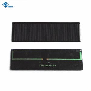 China Dustproof EPOXY Small Solar Panels ZW-14435.5 Centigrade RoHS Certificated PET Laminated Solar Panel on sale