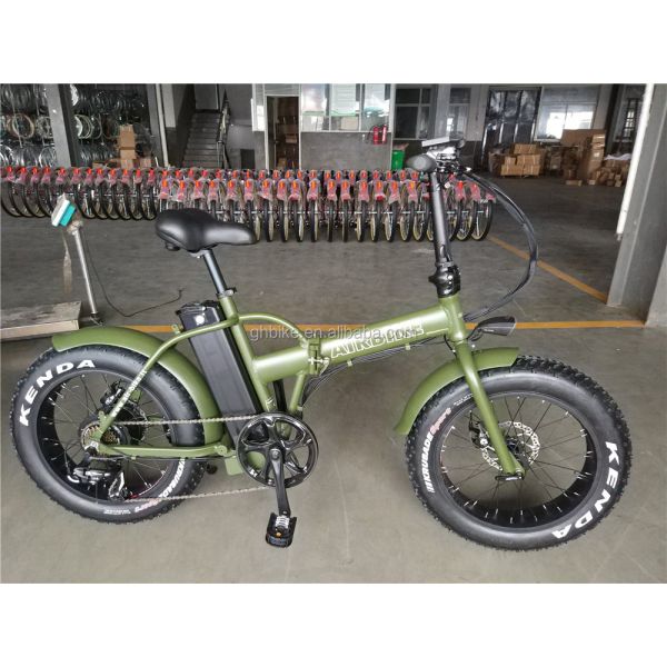 20 Inch 48V 500W 750W 1000W Electric Folding Bike with Fat Tire Max Speed 30-50Km/h