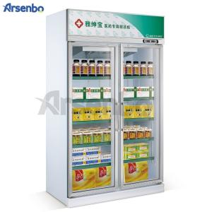 SUS201 Commercial Supermarket Refrigerator 1600L Double Temperature