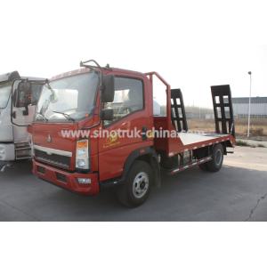 Mini Howo High Reliability Light Flatbed Tow Truck With 8 Tons Loading Capacity