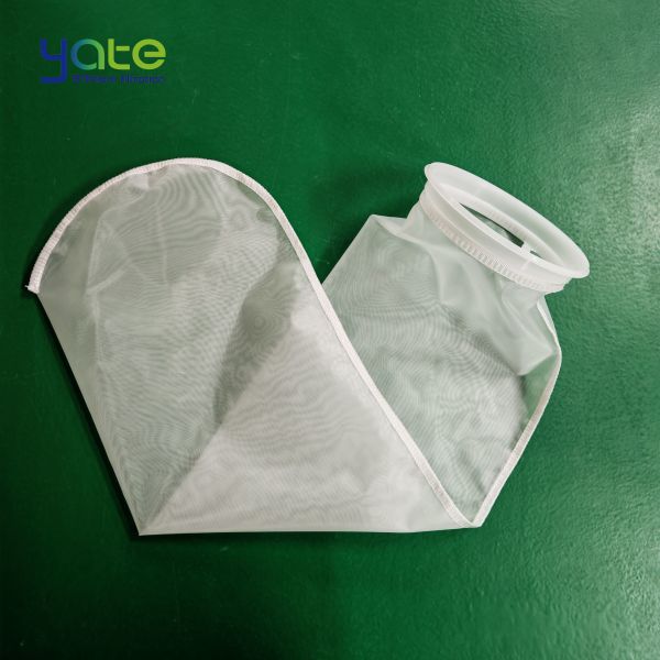 Sanitary Nylon Liquid Filtration Bag 450-500 Mesh Filtration Accuracy for