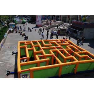 China Inflatable Labyrinth Games, Inflatable Square Maze Game For Chilren on sale