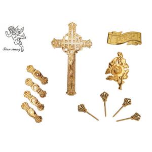 Pale Gold Funeral Plastic Coffin Handles African Style H9003 Customized