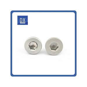 Aluminium Socket Screw Plug Customized Size Hexagon Head
