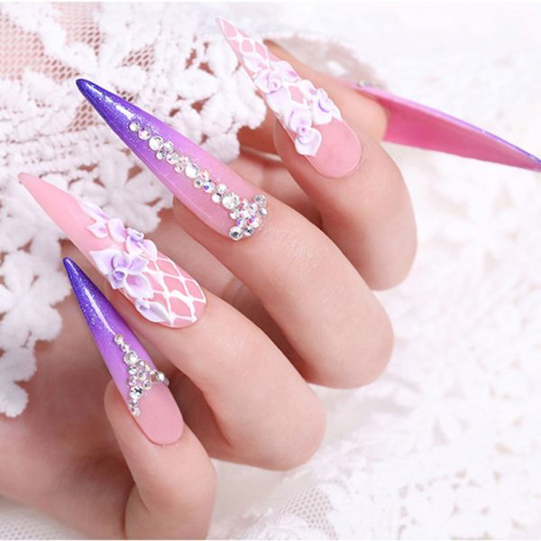 Private Label Acrylic Powder OEM Fast Medium Slow Dry 1000ML GALLON MMA EMA Purple Acrylic Nail Liquid Monomer