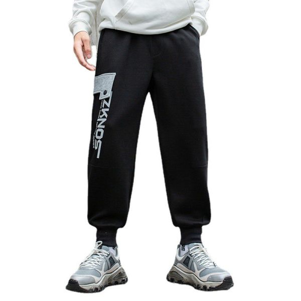 Autumn Fashion Cotton Girls Pants Loose Sports Children Casual Trousers