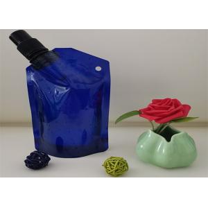 Customized Translucent Drink Juice Smoothie Stand Up Pouches Matte With Hang