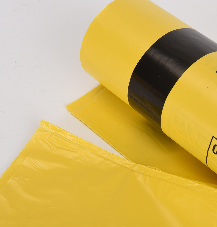 Side Gusset Bag Medical Waste Bag Recyclable and Biodegradable for Hospital Clinic