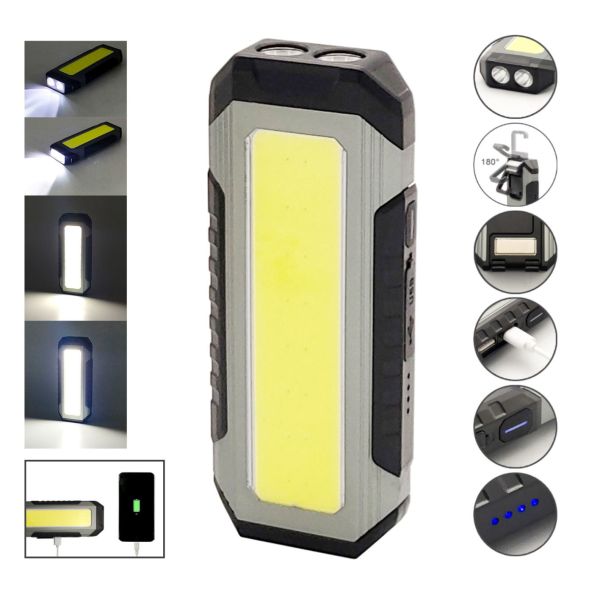 Buy Super Bright Rechargeable LED Work Light 6.5x6.8x2.5cm at wholesale prices