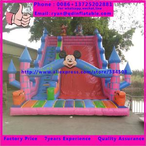 Good quality commercial inflatable vagina slide , giant inflatable slide for