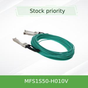 China MFS1S50-H010V 200GbE To 2x100GbE Active Fiber Optic Cable InfiniBand Cables Mellanox AOC cable on sale