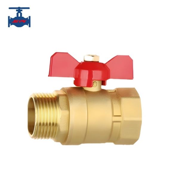 Buy ISO9001 ISO14001 Certified Manual Copper Ball Valve with Inner and Outer Wires for Water Oil and Steam at wholesale prices