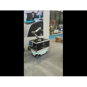 UR Callaborative robot and robotiq robot gripper for AGV Robot