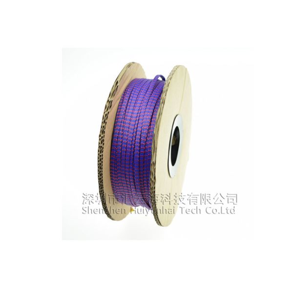 Buy Plastic PET Electrical Braided Sleeving High Tensile Strength Environmental Protection at wholesale prices