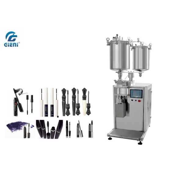 Buy Stainless Steel Tank Mascara Filling Machine 14kw Power With Two Nozzles at wholesale prices