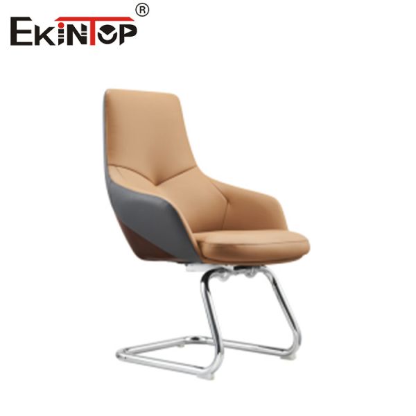 High Back Leather Office Chair With Metal Legs And Casters Chrome Base
