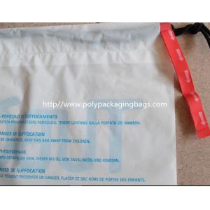 Quality Children Toy Drawstring Plastic Bags / Customizable Drawstring Bags for sale