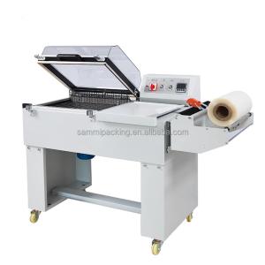 Quality Hipac Semi Automatic 2 in 1 Plastic Shrink Flim Wrapping Machine Thermal-Shrink Sealing Packaging Machine FM-5540 for sale
