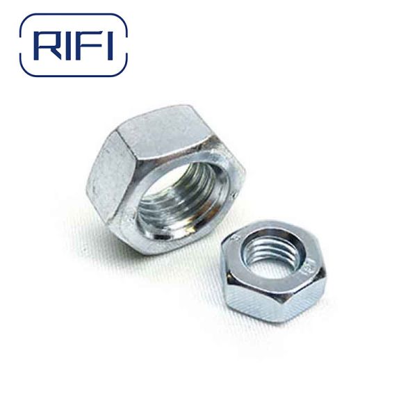 DIN934 ANSI B18.2.2 Hexagon Nuts, High Quality Galvanized Zinc Plated Hex Nut
