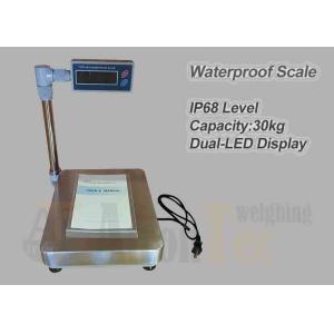 Platform Dual Led Ip68 30kg Waterproof Weighing Scale