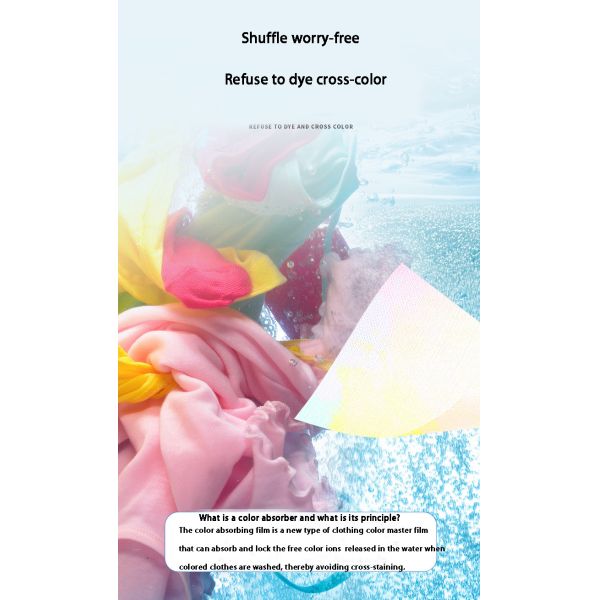 Anti Cross Dry Laundry Detergent Sheets Color Absorbing Antibacterial And Anti Mite