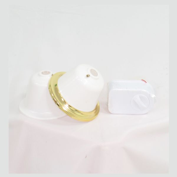 Remote Control Household DC 12v Ceiling Fans With 3 Metal Blades