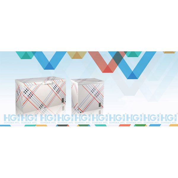 Commercial 486 Litre Deep Chest Freezer Double Door R134a Adjustable Temperature