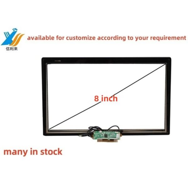 Buy 8 inch Multi touch projected USB capacitive (PCAP) GG GFF ITO touch screen panel Tft LCD Display LED Monitor customized AR AG AF Anti-UV waterproof oilproof glove pen touch tablet pc education games at wholesale prices