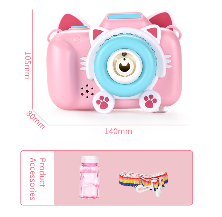 Kingda Age 3 Water Sprinkler Toys , ABS 50ml Bubble Blowing Machine