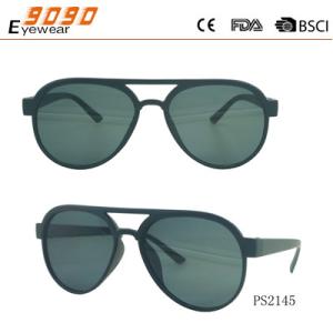 Fashionable design round plastic sunglasses with UV 400 protection lens