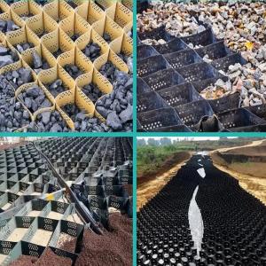 356MM Plastic Driveway Hdpe Gravel Grid Geocells For Road Soil Stabilization