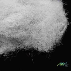 Hollow 70D Recycled Polyester Staple Fibre Artificial 72mm Filling Material