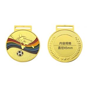 Factory Custom Metal Medal With Ribbon Customized Football Medals