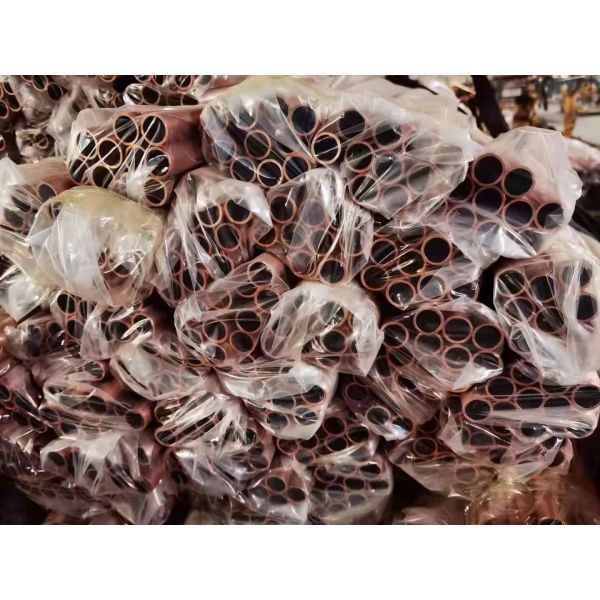 Cu ETP Copper Pipe Tube Refrigerator 4mm Od Brass Tube