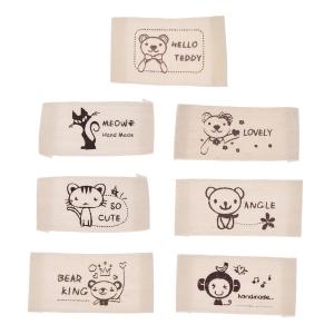 High Quality Custom Logo Clothing Woven Label Garment Size Label Clothing