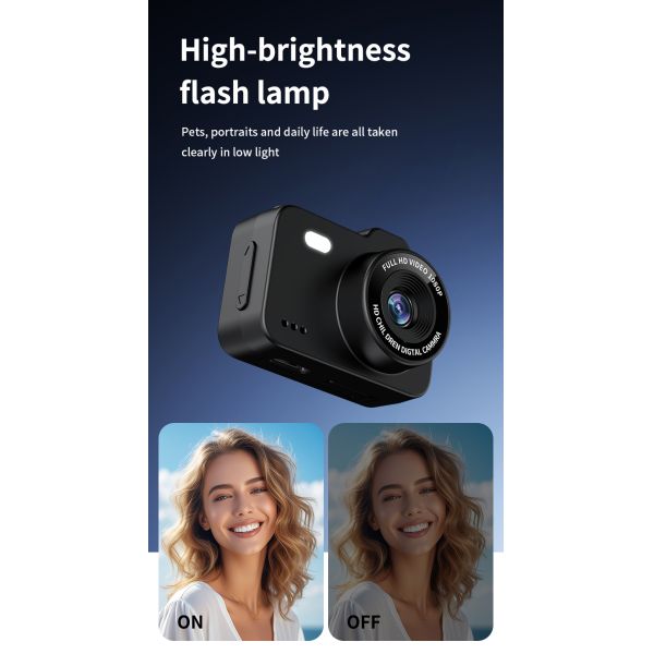 Mini Keychain Camera With Screen HD 1080P Portable Retro Kids Cam Ultra Compact Pocket DV Video Recorder