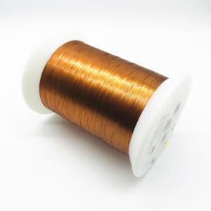 Quality Aiw 220 Degree Enameled Copper Winding Wire Super Fine Flat for sale